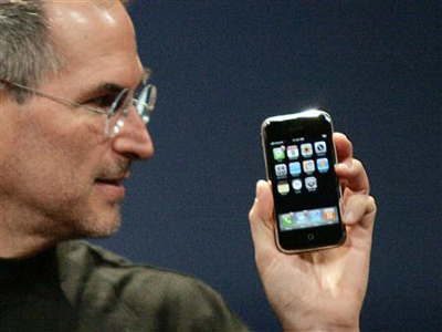The first iPhone  (http://www.businessinsider.com/how-steve-jobs-almo (Seth Fiegerman ))
